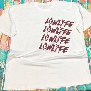 Low Life x 5 Logo Short Sleeve Tshirt Like New